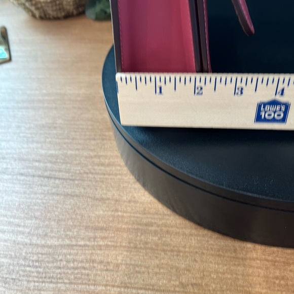 Coach Leather Laser Cut Mini Brynn Crossbody Bag in Rouge - Picture 10 of 12